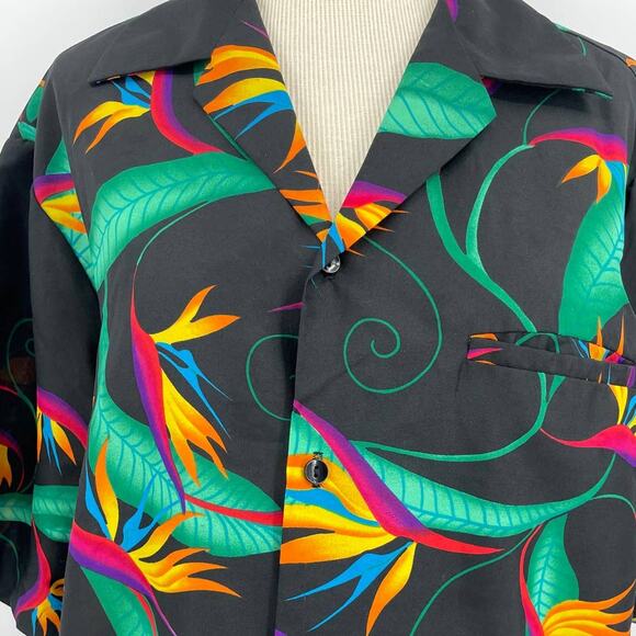 Vintage Hilo Hattie Birds of Paradise Button Down - Picture 4 of 6